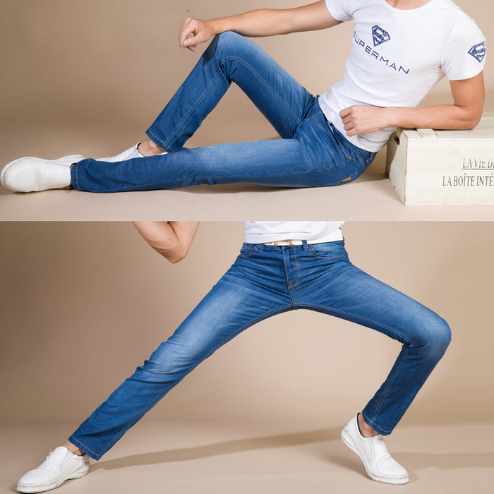 Men's Stretch Straight Jeans